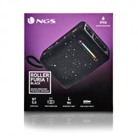 COLUNA NGS BT USB/FM 15W ROLLER FURIA 1 PRETO C/BATERIA