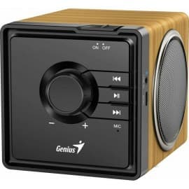 COLUNAS GENIUS BLUETOOTH SP-916BT C/MIC 6W MADEIRA