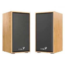 COLUNAS GENIUS SP-HF180 4W USB MADEIRA DE PINHO