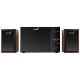 COLUNAS GENIUS SW-2.1 350 15W 220V MADEIRA