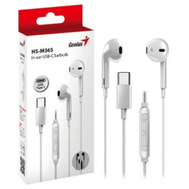 EARBUDS GENIUS HS-M365 USB-C BRANCO