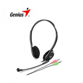 HS GENIUS HS-200C C/ MIC P/PC 3.5MM PRETO